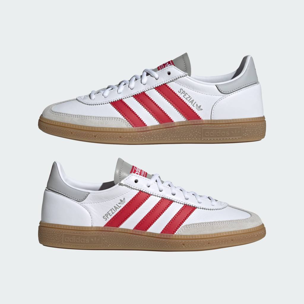 Adidas Spezial Handball Liverpool Cloud White Strawberry Red Grey Two KI5241