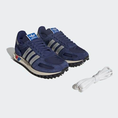 Adidas LA Trainer OG Dark Blue Silver Metallic Off White JR7171