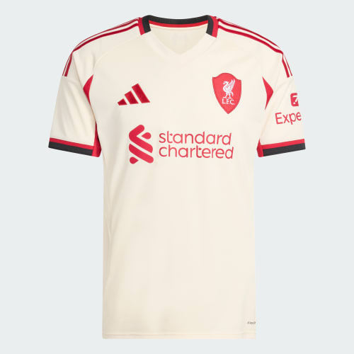 Adidas Liverpool 25/26 Away Jersey Wonder White JV6487