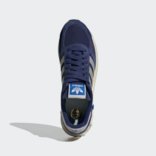 Adidas LA Trainer OG Dark Blue Silver Metallic Off White JR7171