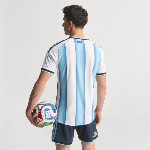 Adidas Argentina 26 Home Authentic Player Issue Jersey White Icey Blue Light Blue JM5897