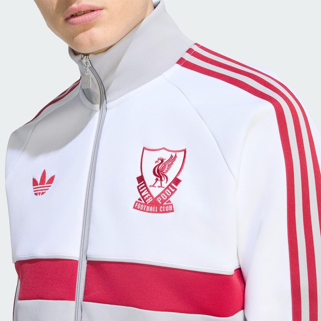 Adidas Liverpool FC Track Top White Grey Two KG2901