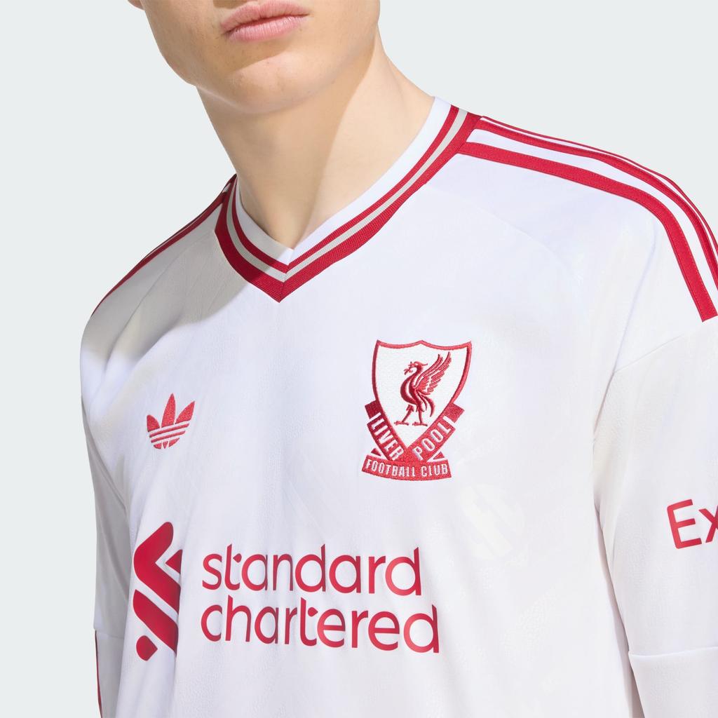 Adidas Liverpool FC 26/27 Away Jersey Longsleeve White KB8292