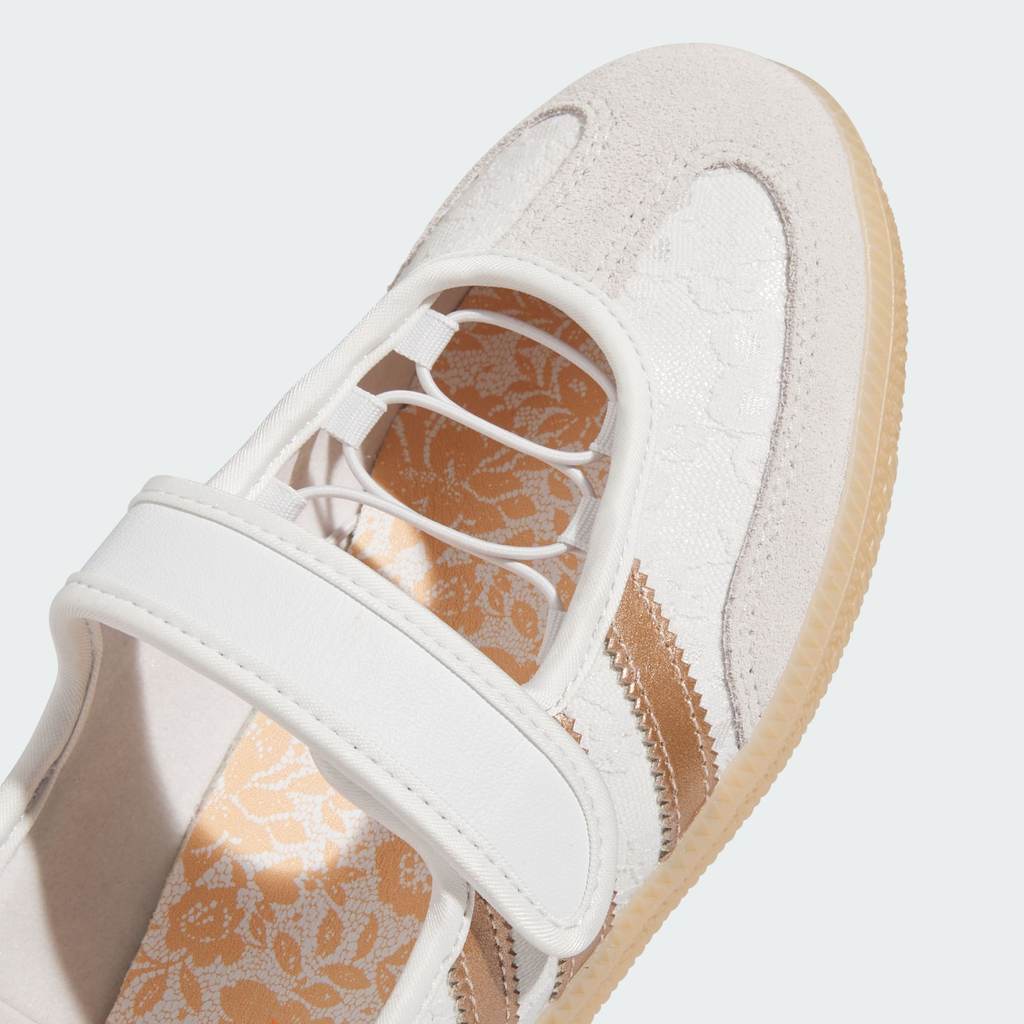 Adidas Samba JANE Crystal White Supplier Colour Acid Orange LA6407