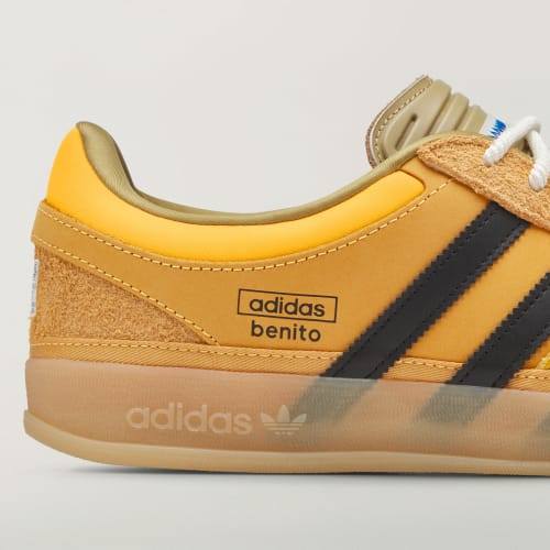 adidas Bad Bunny Gazelle Indoor Solar Gold Core Black Gum KI2592