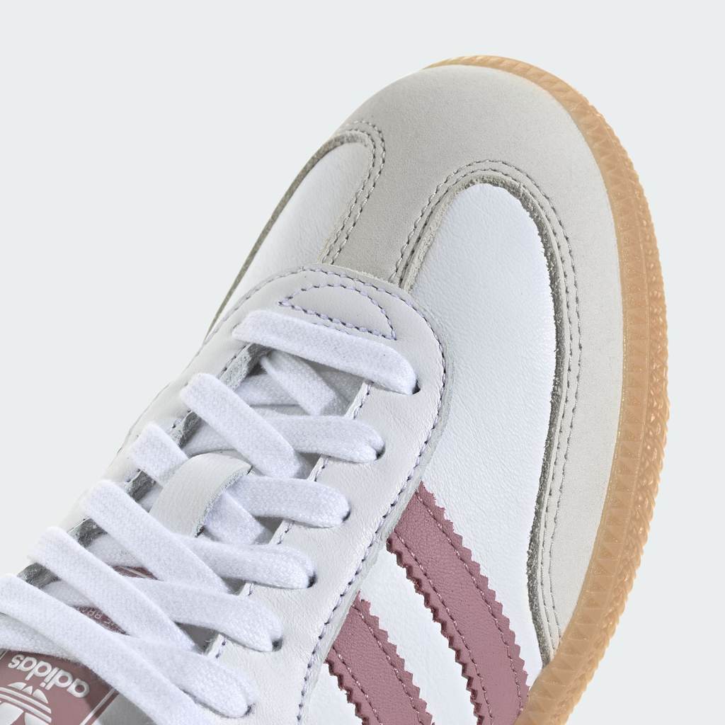 Adidas Samba OG Cloud White Magic Mauve Burgundy KJ7516