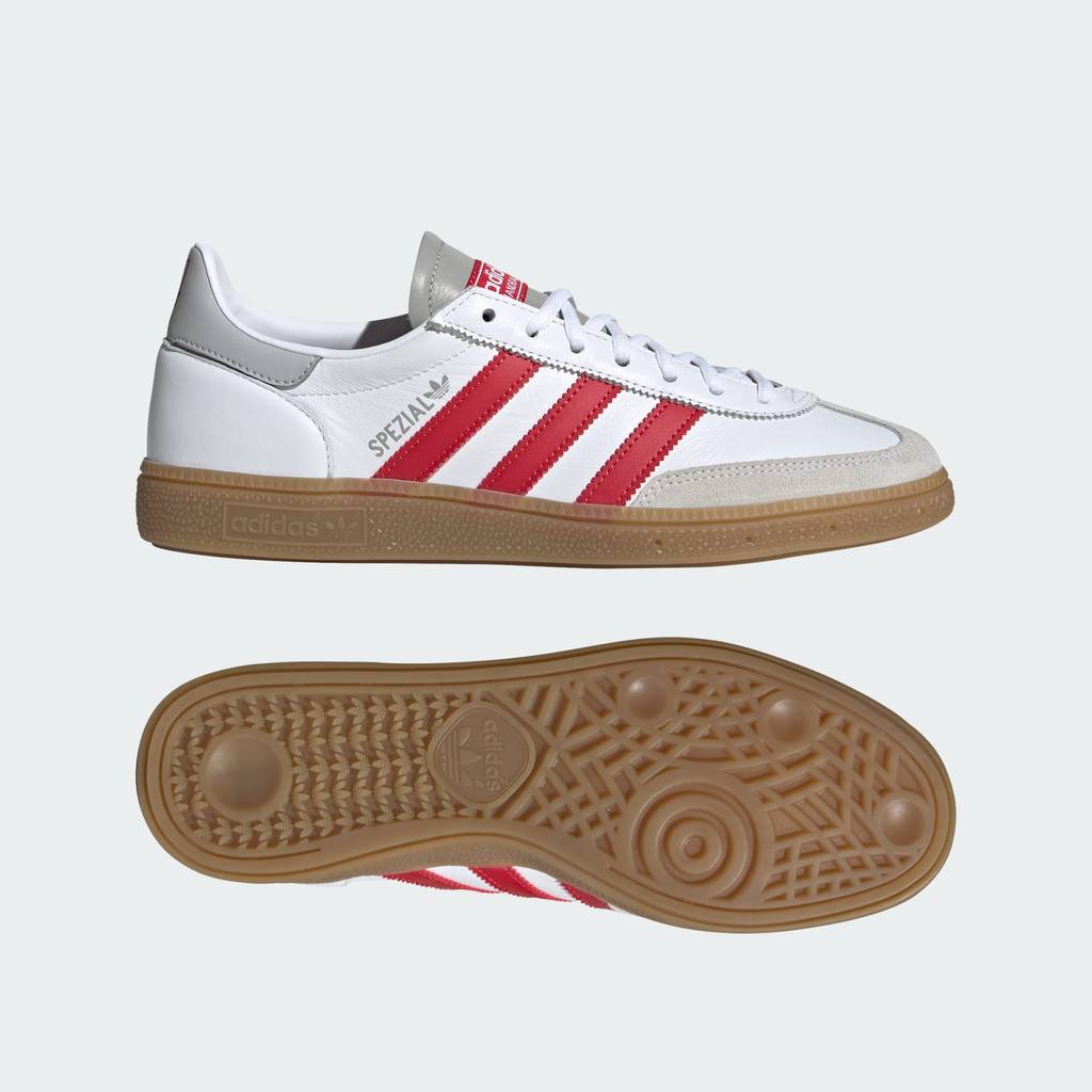 Adidas Spezial Handball Liverpool Cloud White Strawberry Red Grey Two KI5241