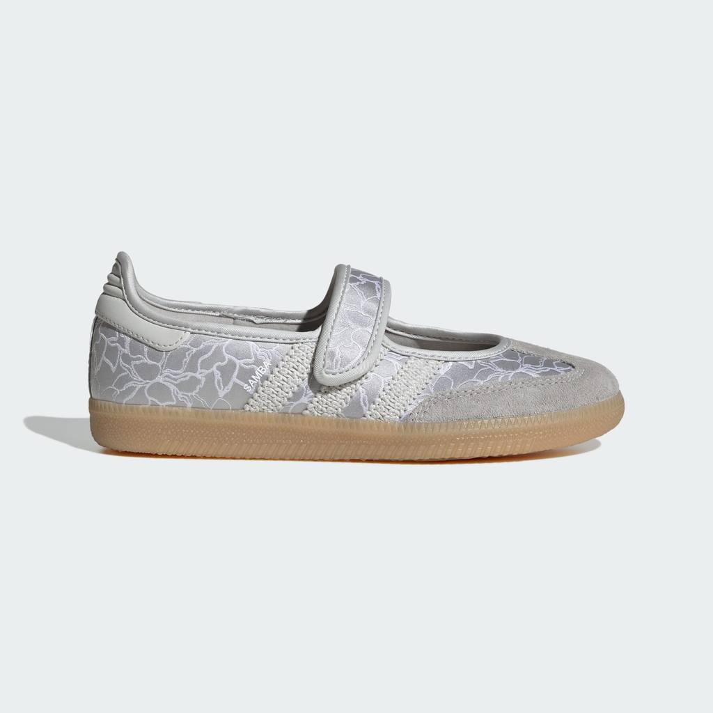 Adidas Samba JANE Silver Metallic Grey One Gum KK0924