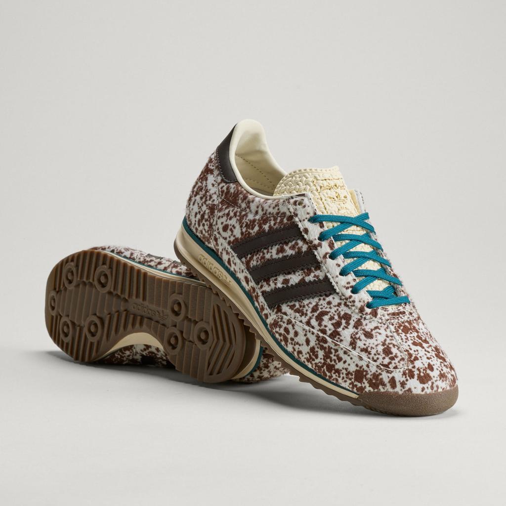 Adidas SL 72 OG Pony Print Off White Dark Brown Rich Green KJ2287