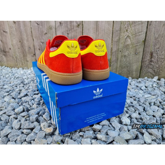 Adidas Munchen Spezial Red Yellow ORIGINAL BA9871