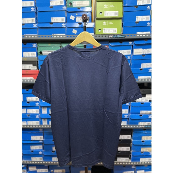 Fred Perry Taped Laurel Ringer Tee Blue ORIGINAL M1532