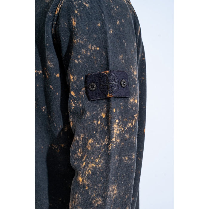STONE ISLAND PURE COTTON KNIT Off Dye Black ORIGINAL MO7615555D9-V0029