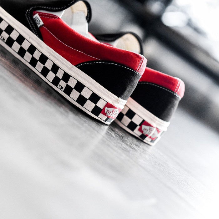 Vans Bmx Slip ON Checkerboard Black Red ORIGINAL
