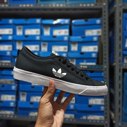 Adidas Nizza Trefoil Black White