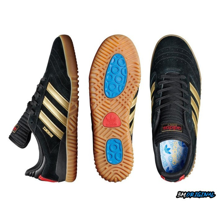 Adidas Busenitz Indoor Core Black Gold Metallic ORIGINAL GZ8481