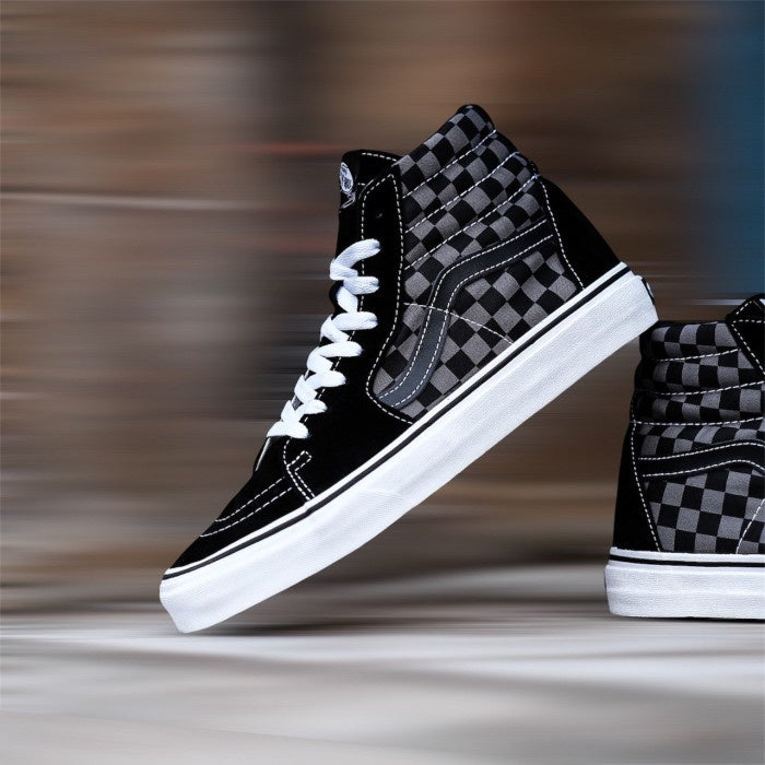 Vans Sk8 Hi Checkerboard Black / Pewter ORIGINAL