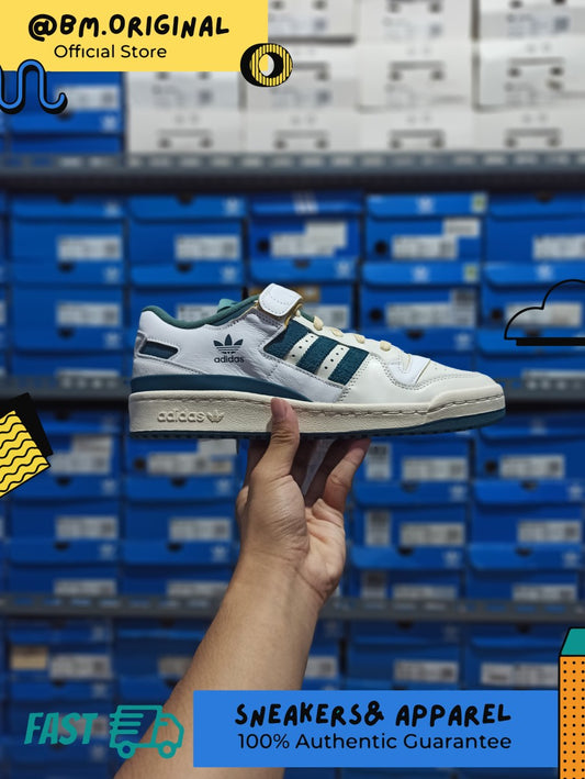 Adidas Forum 84 Low White Wild Teal ORIGINAL GX4536