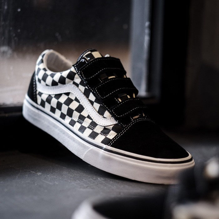 Vans Oldskool Velcro Classic Checkerboard Black / White Original