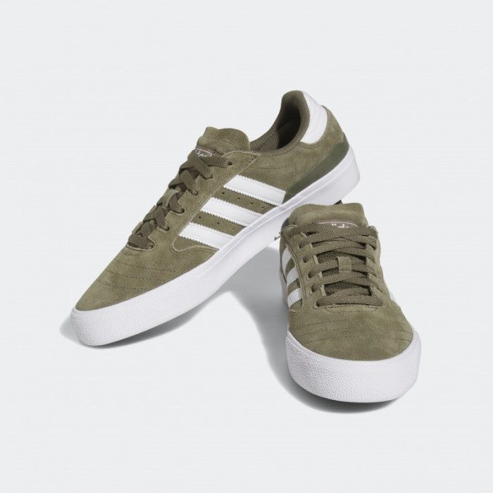 Adidas Busenitz VULC II Olive Strata White Gold Metallic HQ2020