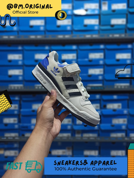 Adidas Forum Low Wonder White Core Black Lucid Blue HQ4426