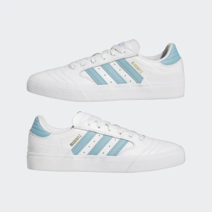 Adidas Busenitz Vulc 2 Cloud White Preloved Blue Gold Metallic HQ2022