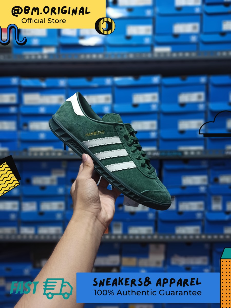 Adidas Hamburg Green Ardwick White ORIGINAL
