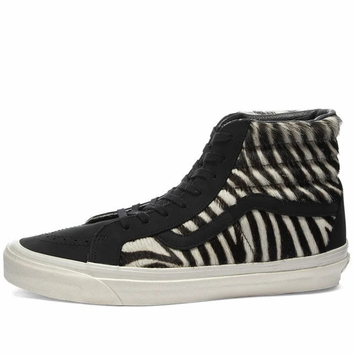 VANS UA SK8-HI 38 DX PONYHAIRBLACK ZEBRA ORIGINAL VN0A4UI42JK