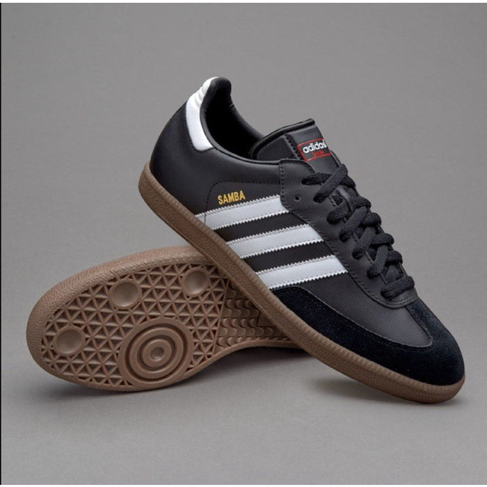 Adidas Samba LC Black White Core Black Leather ORIGINAL 19000