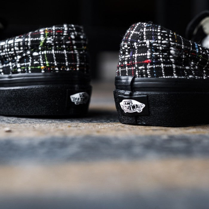 Vans Slip On Classic Woven Plaid Black ORIGINAL