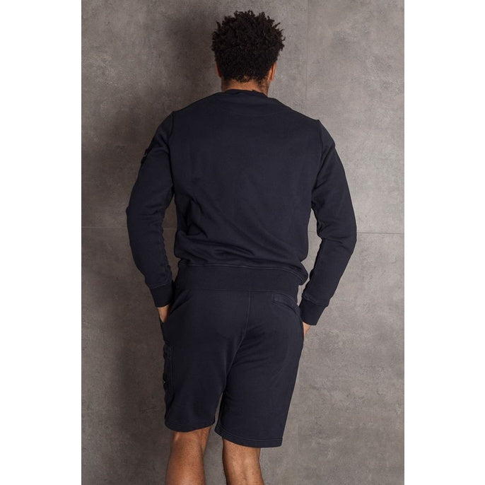 Stone Island Sweatshirt 63051 Dyed Navy Blue ORIGINAL