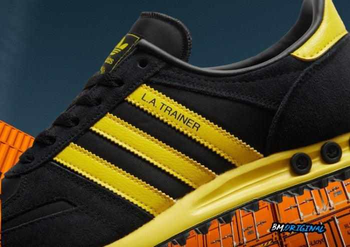 Adidas LA Trainer Black Yellow Exclusive ORIGINAL