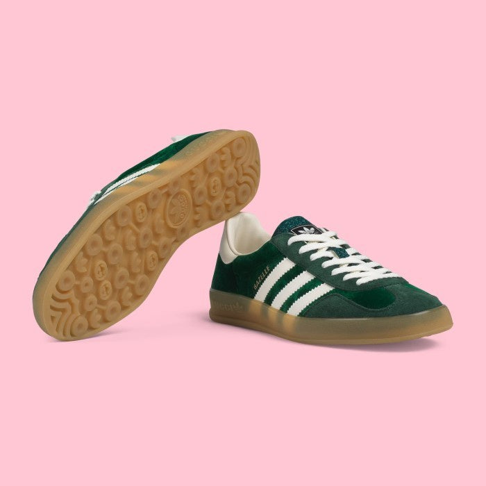 Adidas Gucci Gazelle Indoor Green White Exclusive ‎707848 9STU0