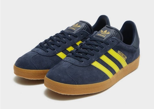 Adidas Gazelle Navy Bright Yellow Gumsole Exclusive ORIGINAL