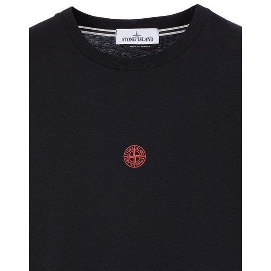 Stone Island 2NS97 30/1 T-shirt Cotton Jersey Black ORIGINAL