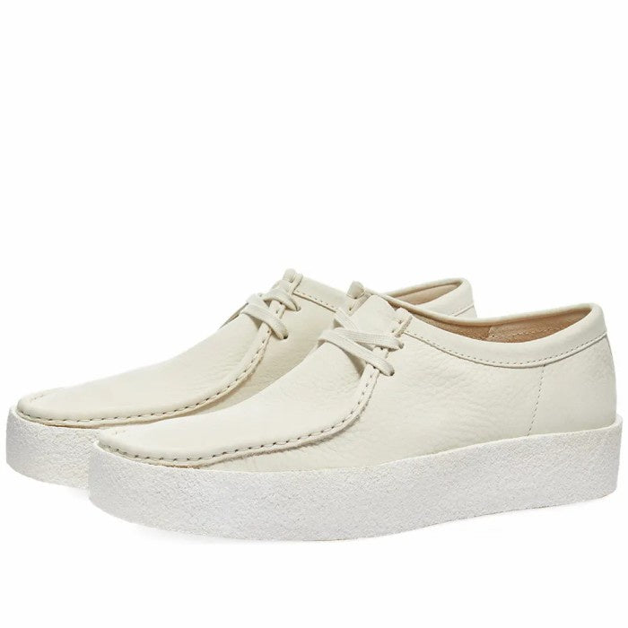 CLARKS ORIGINALS WALLABEE CUP WHITE NUBUCK