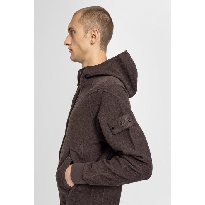 Stone Island Hooded 651F5 Dark Brown