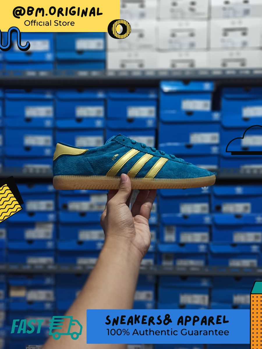 Adidas Bern Blue Gold Exclusive ORIGINAL HR0090