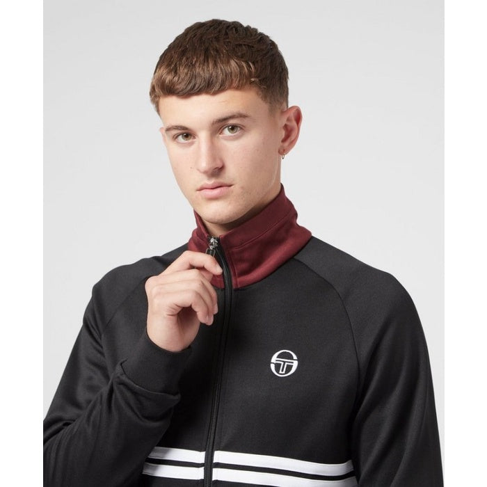 Sergio Tacchini Dallas Tracktop Black Red Exclusive ORIGINAL