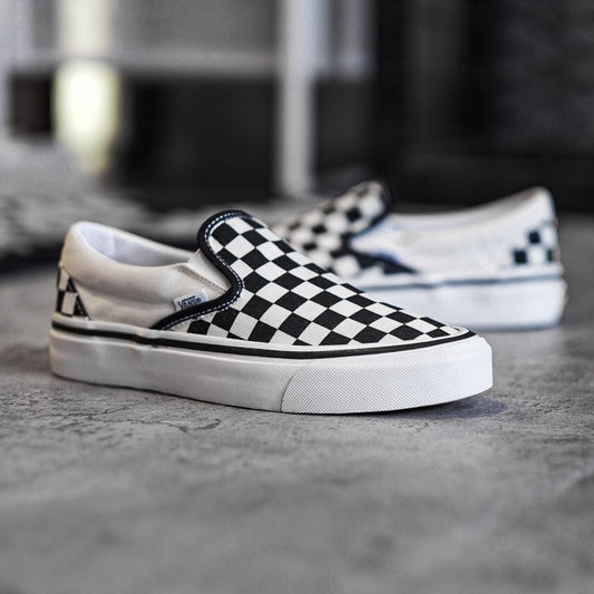 Vans Slip On Anaheim Factory Checkerboard Black White