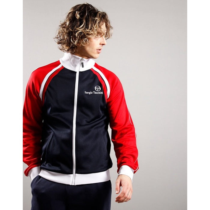 SERGIO TACCHINI GHIBLI TRACK TOP NAVY RED WHITE ORIGINAL