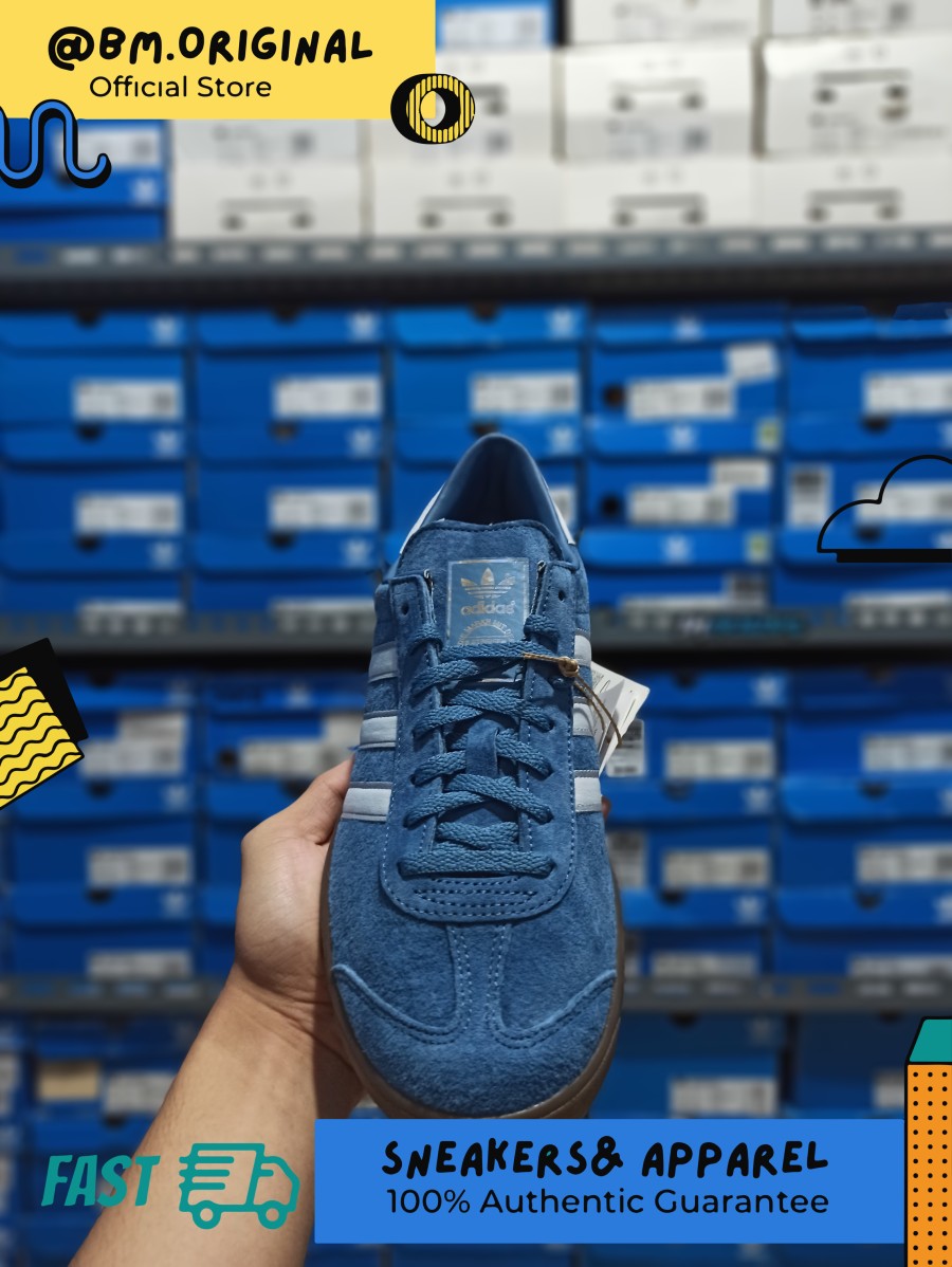 Adidas Hamburg Royal Blue White Exclusive ORIGINAL