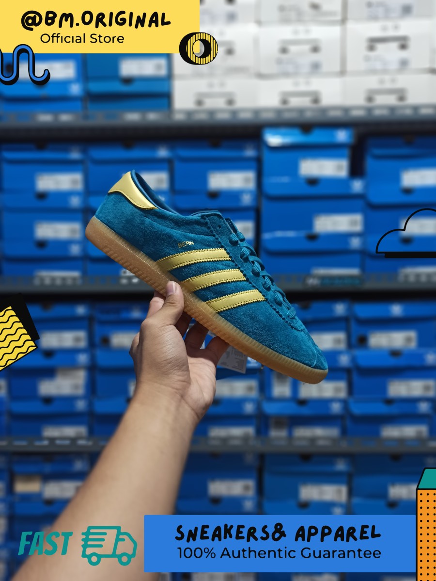Adidas Bern Blue Gold Exclusive ORIGINAL HR0090