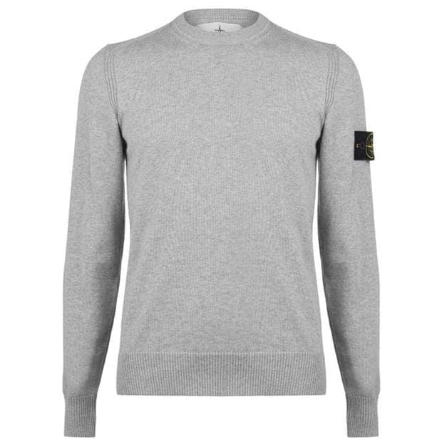 Stone Island Cotton Badge Sleeve Jumper