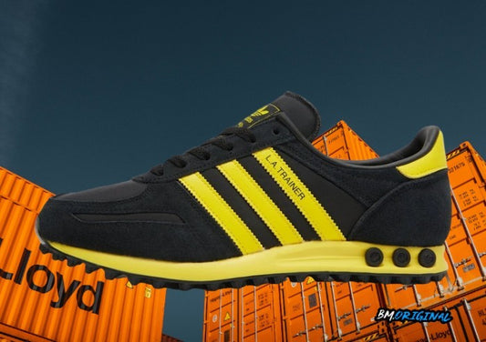 Adidas LA Trainer Black Yellow Exclusive ORIGINAL