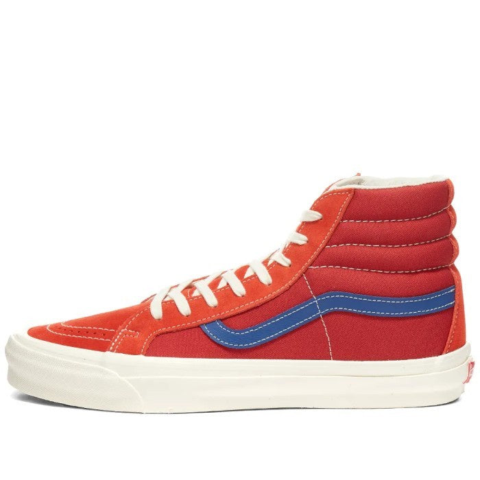 VANS VAULT OG SK8-HI LX GRENADINE POMPEIAN RED ORIGINAL VN0A4BVBXEN