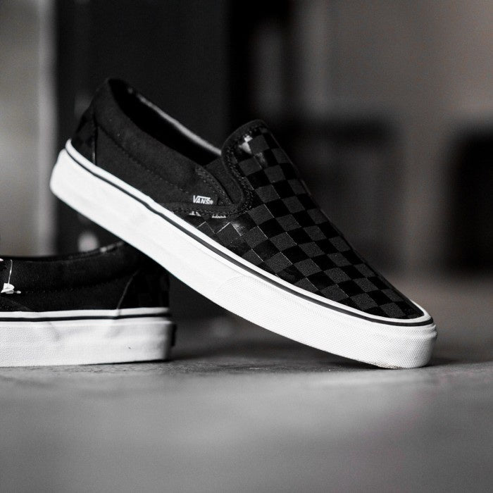 Vans Slip On Checkerboard Black / Black ORIGINAL