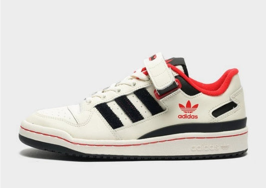 Adidas Forum Low Off White Red Black Blacksole Exclusive