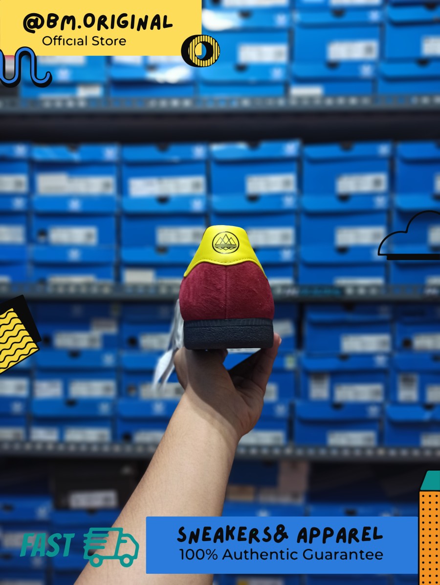 Adidas Warszawa SPZL Noble Maroon Bright Yellow ORIGINAL GX3819