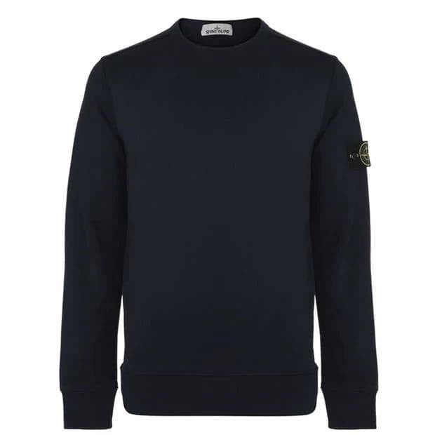STONE ISLAND Badge Sleeve Sweatshirt Navy