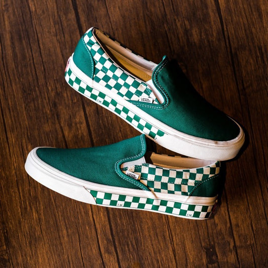 Vans Slip On Sidewall Ultramarine Green White